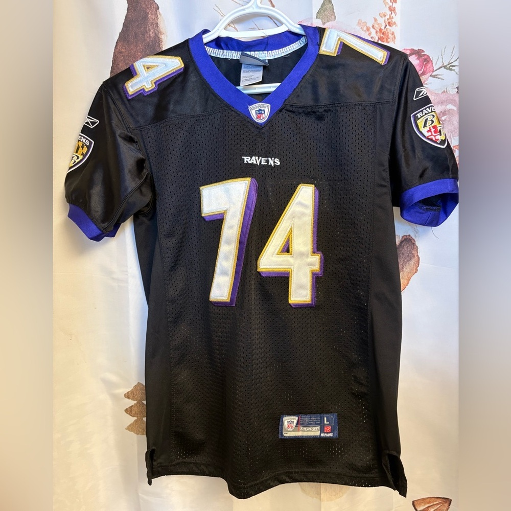 Youth large Reebok Black OHER NFL Jersey​